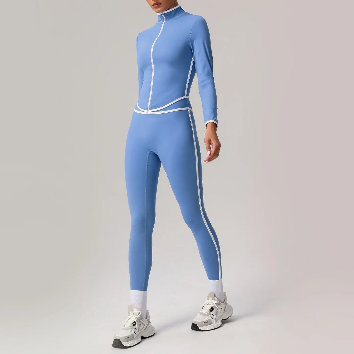 3 Piece Yoga Training Leggings and Coat