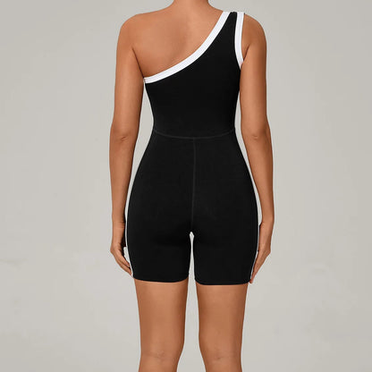 MonoFlex One-Shoulder Tennis Jumpsuit