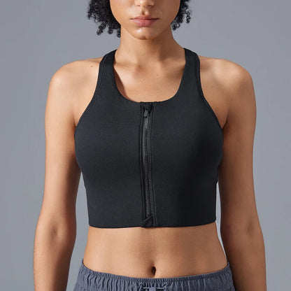 ZipFlex High-Impact Sports Bra