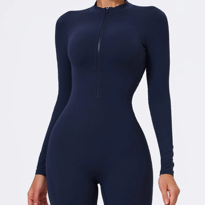 Backless One-Piece Plates Jumpsuit