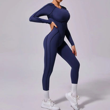 LunaFit Backless Yoga Jumpsuit