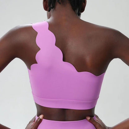 Sexy Single Strap Yoga Bra