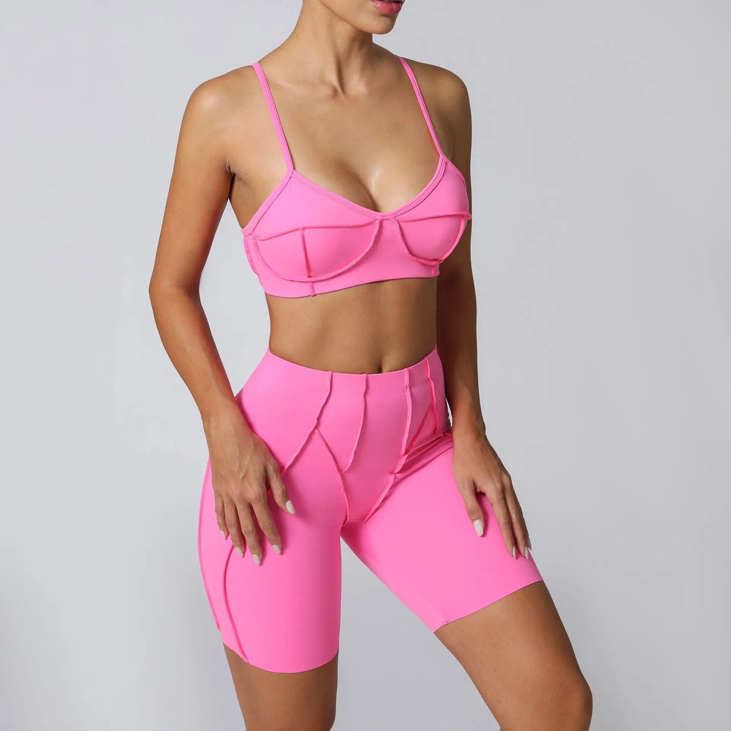 Push-Up Bra & Leggings Yoga Set