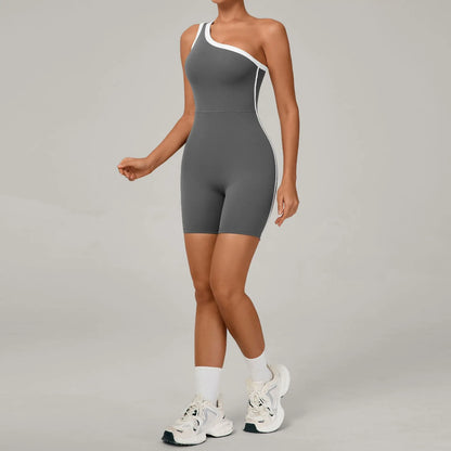 MonoFlex One-Shoulder Tennis Jumpsuit
