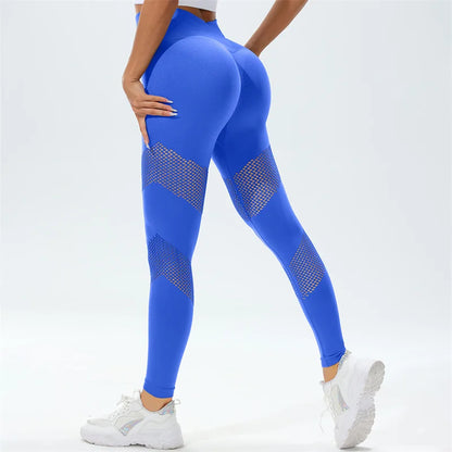 Seamless Hollow Yoga Leggings