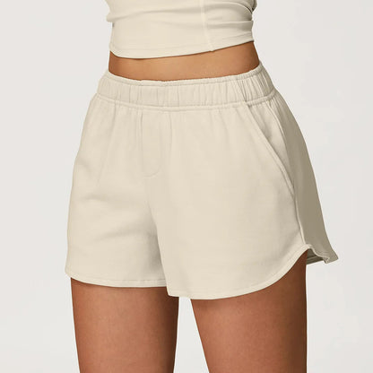 EaseFit Drawstring Yoga Shorts