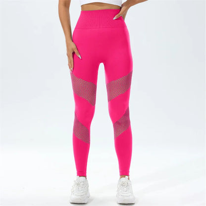 Seamless Hollow Yoga Leggings