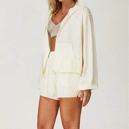 Outdoor UV-Resistant Quick-Dry Hooded Jacket