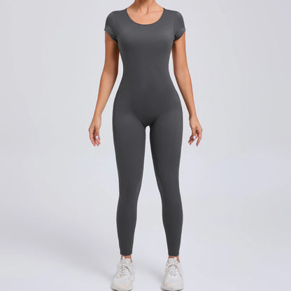 FlowSculpt Bodysuit – Yoga, Fitness & Cycling Ready