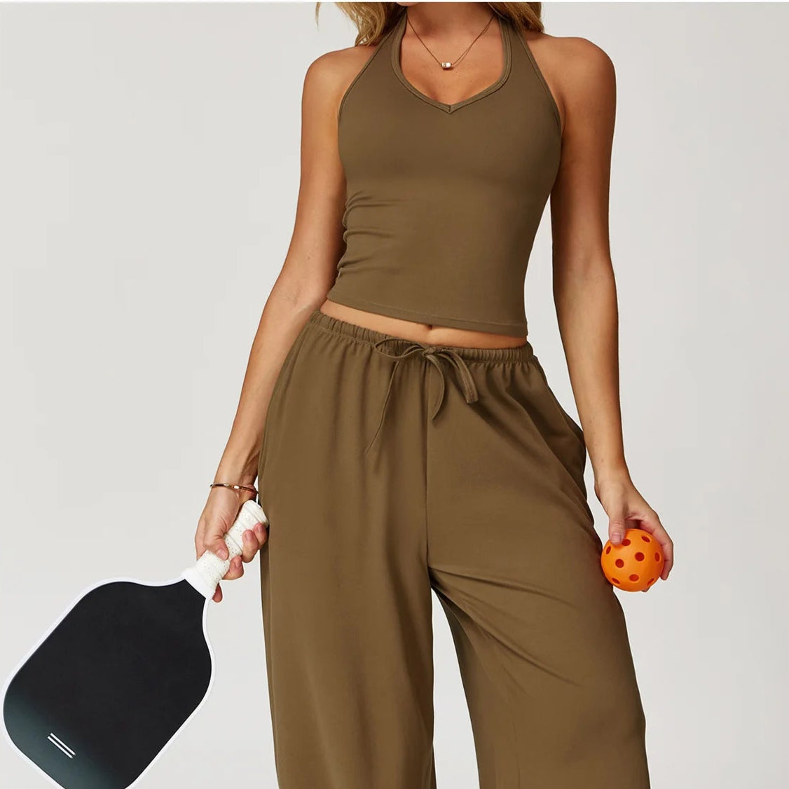 2 Pieces Yoga Outfit Fitness Workout