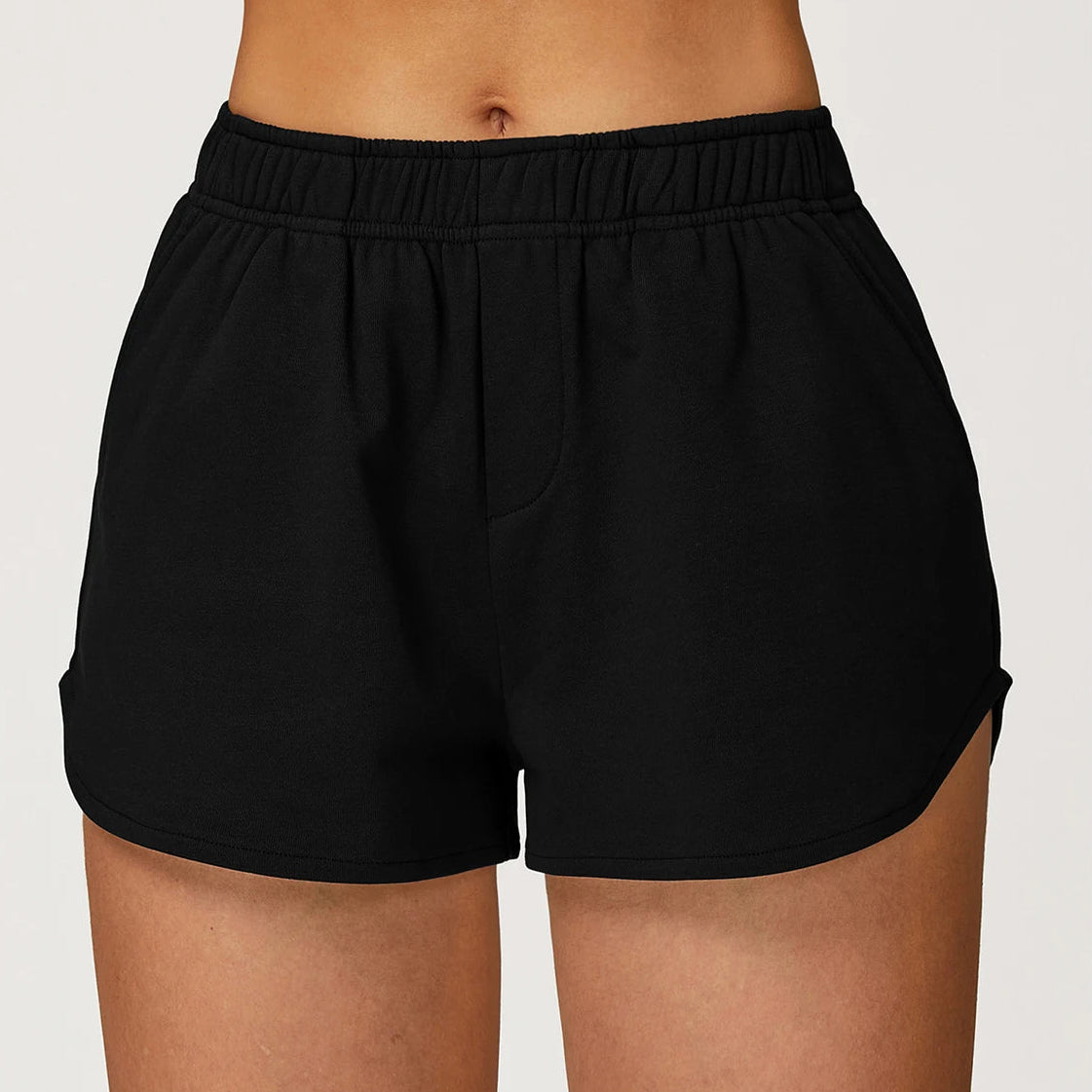 EaseFit Drawstring Yoga Shorts