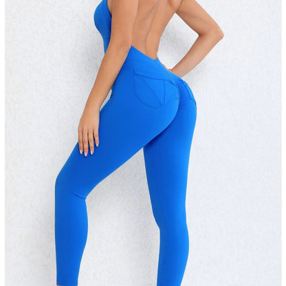 Backless Jumpsuit – Sporty One-Piece Overalls