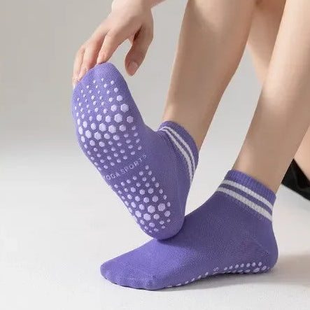 GripStripe Non-Slip Yoga Socks (5 Pairs)