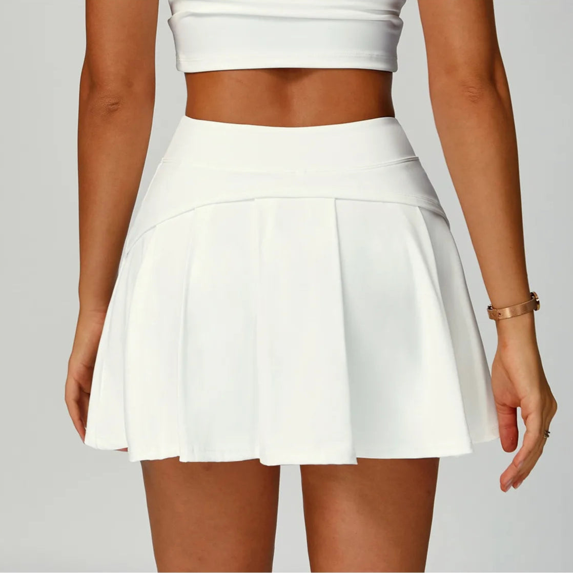 A-Line Tennis Skirt with Pockets