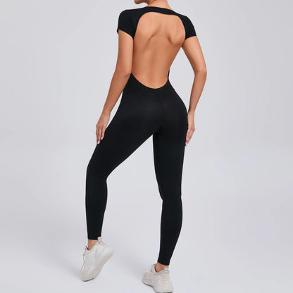 FlowSculpt Bodysuit – Yoga, Fitness & Cycling Ready