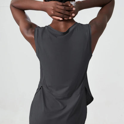 Sleeveless Quick-Dry Yoga Loose Tank top