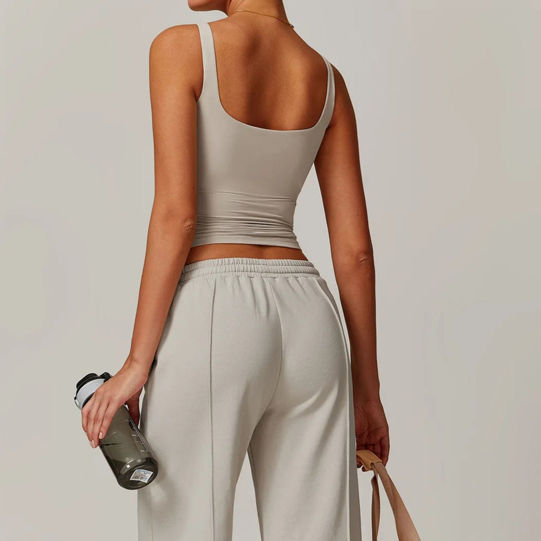 Crop Top Quick-Dry Fitness Shirt