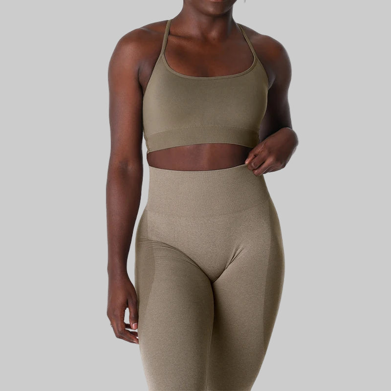 Seamless Sexy Back Padded Top