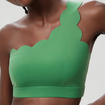 Sexy Single Strap Yoga Bra