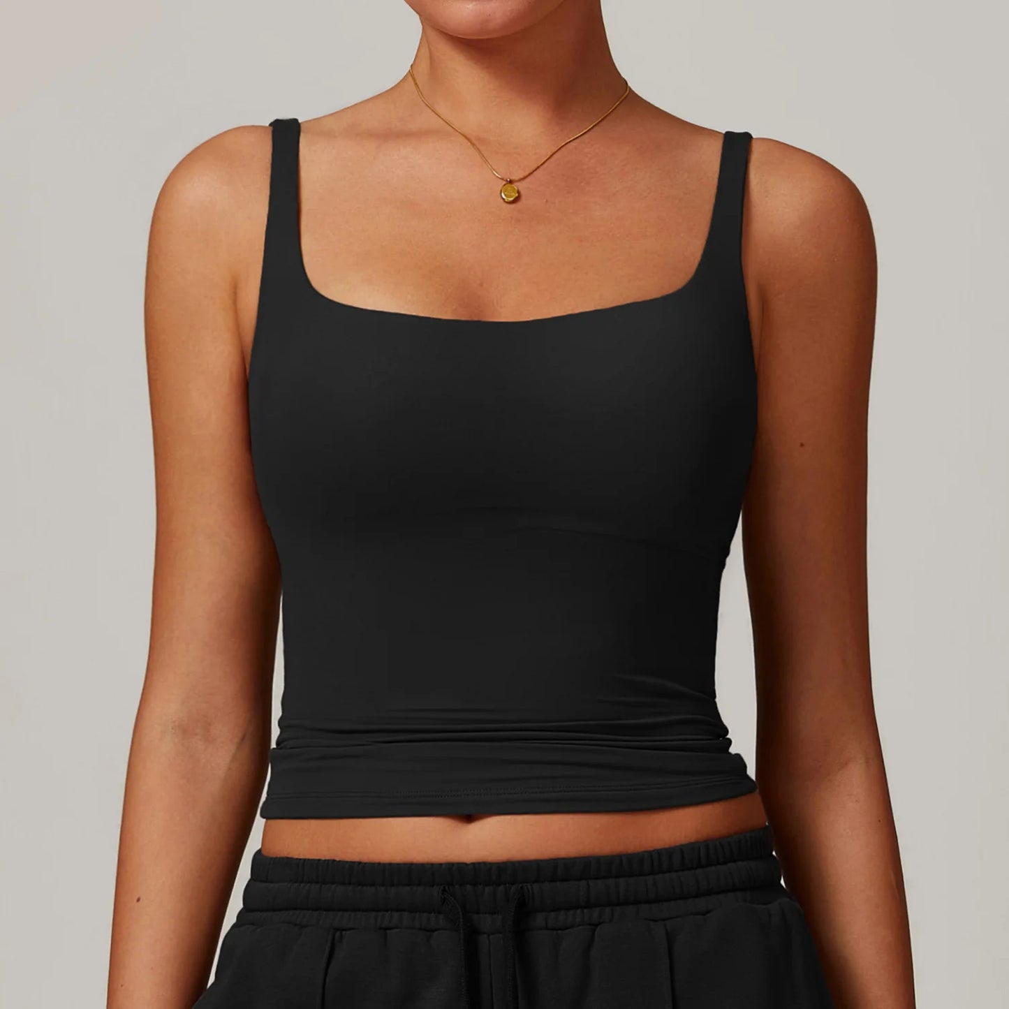 Crop Top Quick-Dry Fitness Shirt