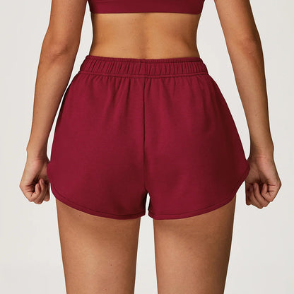 EaseFit Drawstring Yoga Shorts