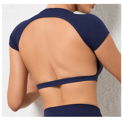Open-Back Gym Top