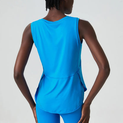Sleeveless Quick-Dry Yoga Loose Tank top