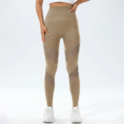 Seamless Hollow Yoga Leggings