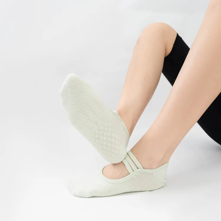 FlexBand Backless Yoga Socks (3 Pairs)