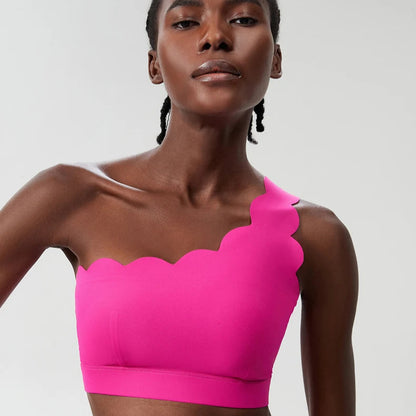 Sexy Single Strap Yoga Bra
