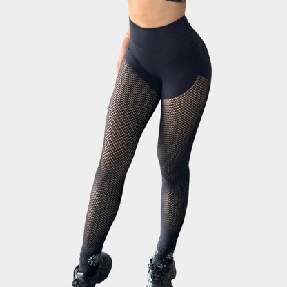 Seamless Fishnet Yoga Leggings