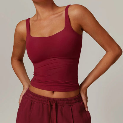 Crop Top Quick-Dry Fitness Shirt