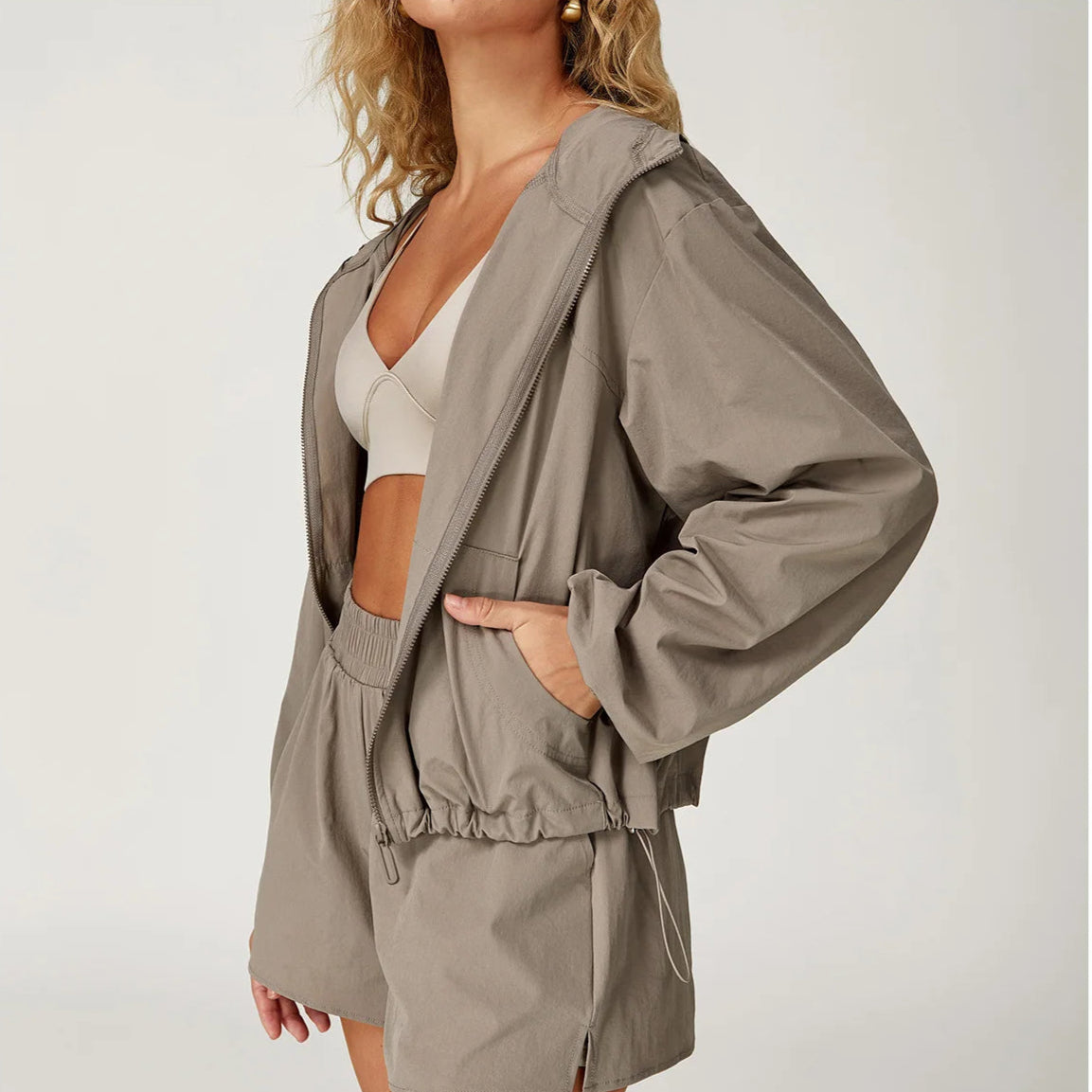 Outdoor UV-Resistant Quick-Dry Hooded Jacket