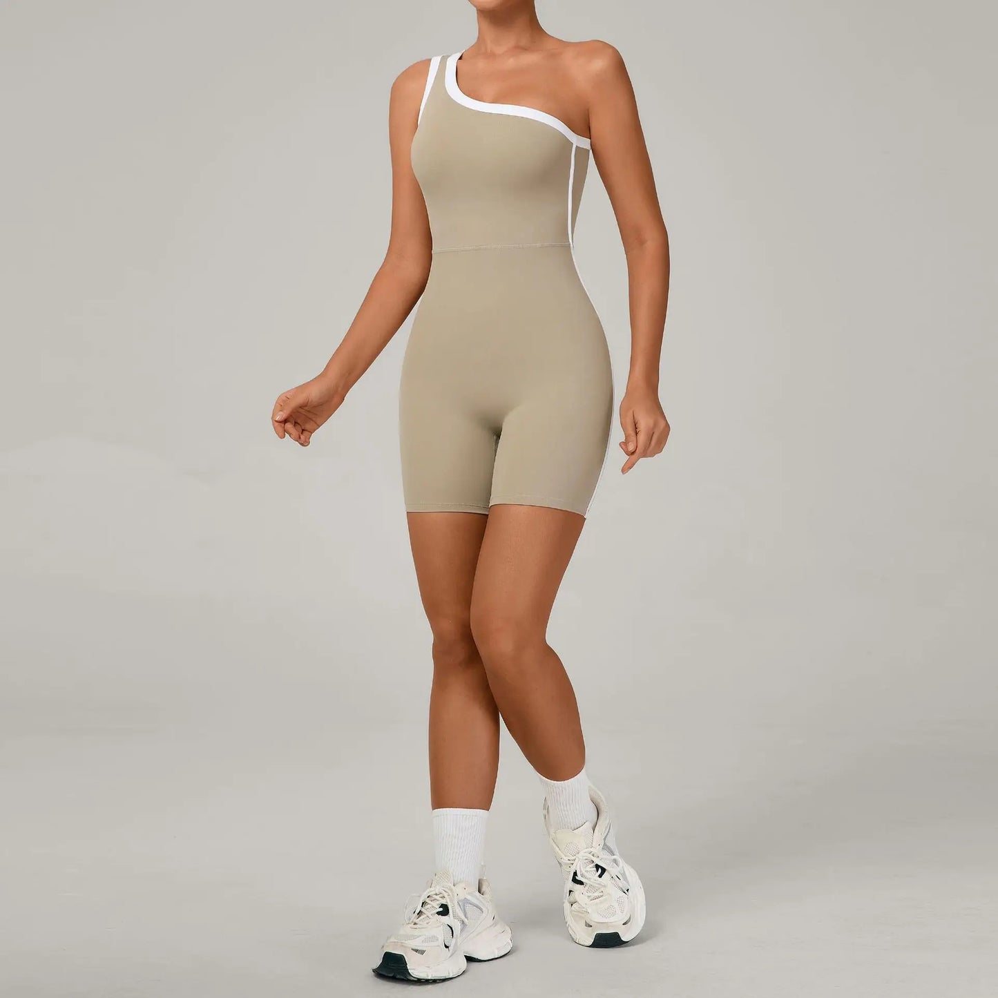 MonoFlex One-Shoulder Tennis Jumpsuit