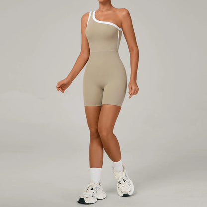 MonoFlex One-Shoulder Tennis Jumpsuit