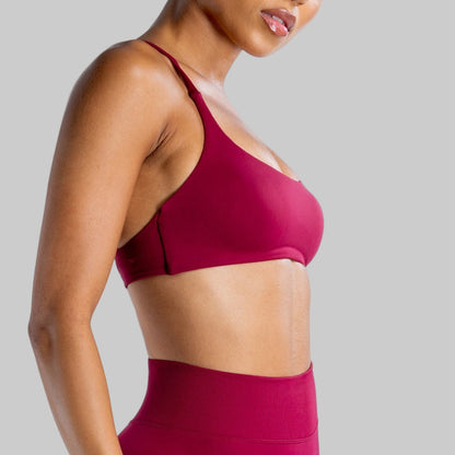 Twist Back High Support Sports Bra