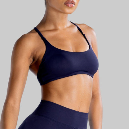Twist Back High Support Sports Bra
