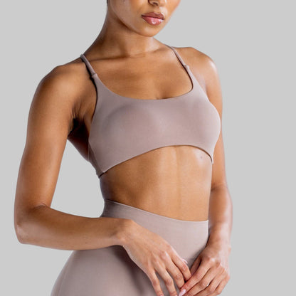 Twist Back High Support Sports Bra