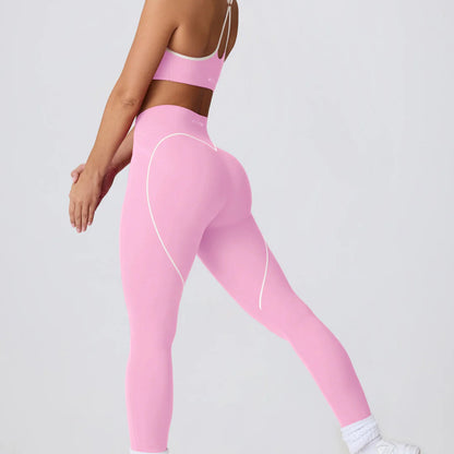 Stylish Contrast Activewear Set