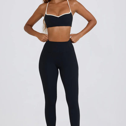 Stylish Contrast Activewear Set