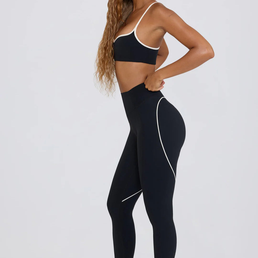 Stylish Contrast Activewear Set